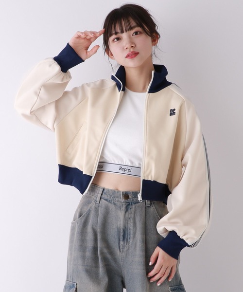 repipi armario（レピピ アルマリオ）の「スソロゴショートタンクトップ（タンクトップ・キッズ・ホワイト/ブラック/グレー/その他・SMALL/LARGE/MEDIUM）」の5枚目の写真