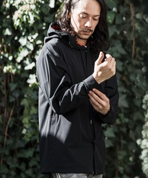 ms5563- Back Side Vivid Color Mesh Hood Shirts フーディーシャツ