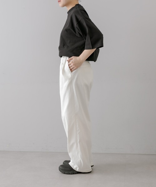 ear PAPILLONNER(イアパピヨネ)の「【Wendy's(ウェンディーズ)コラボ第二弾!】コットン刺しゅうTシャツ(Tシャツ/カットソー・レディース・ブラック/ホワイト・FREE)」の3枚目の写真