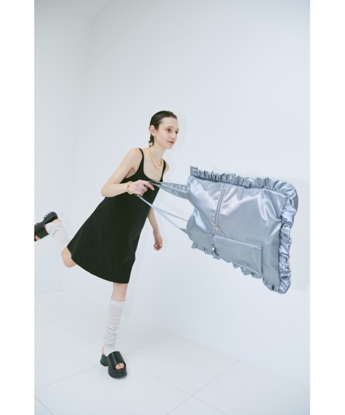 MARNO アイボリー サテン ハンドバッグ Select Shop ノットハンドルバッグ アイボリー｜結婚式