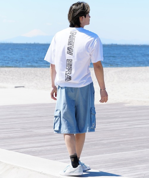 NEW ERA(ニューエラ)の「【ムラサキスポーツ限定】NEW ERA/ニューエラ 半袖Tシャツ オーバーサイズ バックプリント 吸汗速乾 14334731/14334732/14334733/14334734(Tシャツ/カットソー・メンズ・ブラック系その他/ホワイト系その他2/ブラック系その他2/ホワイト系その他・M/L/XL/2XL)」の17枚目の写真