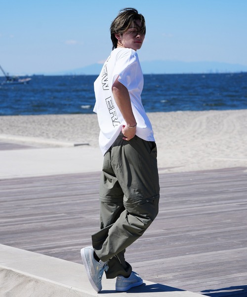 NEW ERA(ニューエラ)の「【ムラサキスポーツ限定】NEW ERA/ニューエラ 半袖Tシャツ オーバーサイズ バックプリント 吸汗速乾 14334731/14334732/14334733/14334734(Tシャツ/カットソー・メンズ・ブラック系その他/ホワイト系その他2/ブラック系その他2/ホワイト系その他・M/L/XL/2XL)」の11枚目の写真