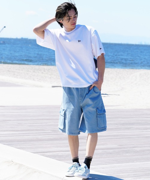 NEW ERA(ニューエラ)の「【ムラサキスポーツ限定】NEW ERA/ニューエラ 半袖Tシャツ オーバーサイズ バックプリント 吸汗速乾 14334731/14334732/14334733/14334734(Tシャツ/カットソー・メンズ・ブラック系その他/ホワイト系その他2/ブラック系その他2/ホワイト系その他・M/L/XL/2XL)」の16枚目の写真