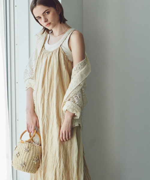 ☆新品☆mixage ビジューかごバッグ mahal mixage/マハル ミクサージュ かごバッグ 花 ビジュー 美品