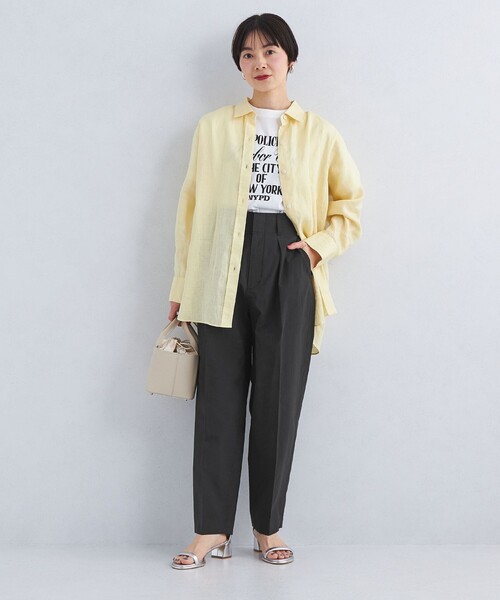 green label relaxing（グリーンレーベルリラクシング）の「［size SHORTあり］カーヴィ パンツ（その他パンツ・レディース・ケリー/ブラック/その他1・SHORT/34/36/38/40）」の11枚目の写真