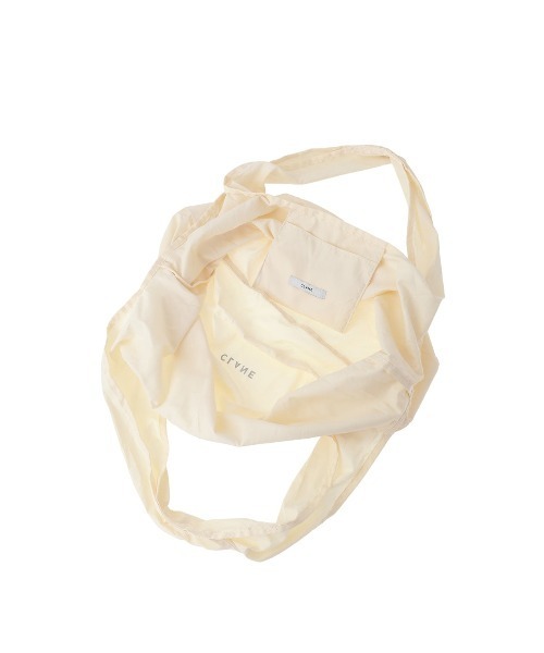 CLANE(クラネ)の「CLANE/クラネ/POCKETABLE ECO BAG(エコバッグ/サブバッグ・レディース・カーキ/アイボリー/ピンク/ネイビー・F)」の6枚目の写真