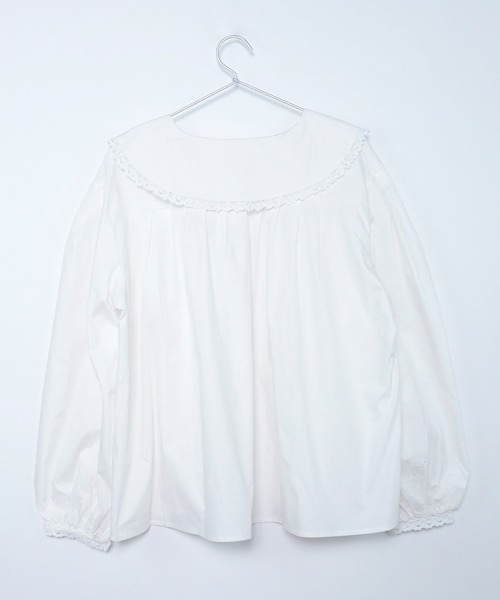 Crisp（クリスプ）の「【ZOZO限定】丸衿オーバーチュニック（シャツ/ブラウス・レディース・ホワイト・FREE）」の13枚目の写真