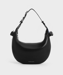 CHARLES & KEITH | Saskia サスキア クレセントホーボーバッグ(ショルダーバッグ)