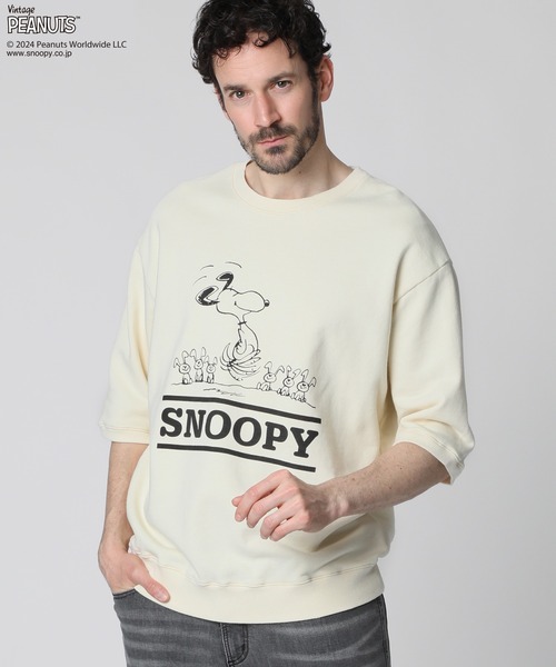サイコバニー PSYCHO BUNNY PEANUTS スヌーピー半袖Tシャツ