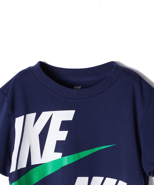 NIKE(ナイキ)の「NIKE NKB B NSW HBR CARGO SHORT SET(Tシャツ/カットソー・キッズ・ブラック/グリーン・110cm/105cm/120cm/115cm)」の8枚目の写真