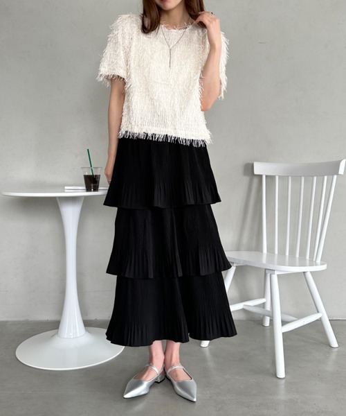 MYMOOD.(マイムード)の「ポインテッドトゥバックストラップパンプス(サンダル・レディース・ブラック/シルバー・24.5cm/23.5cm)」の4枚目の写真