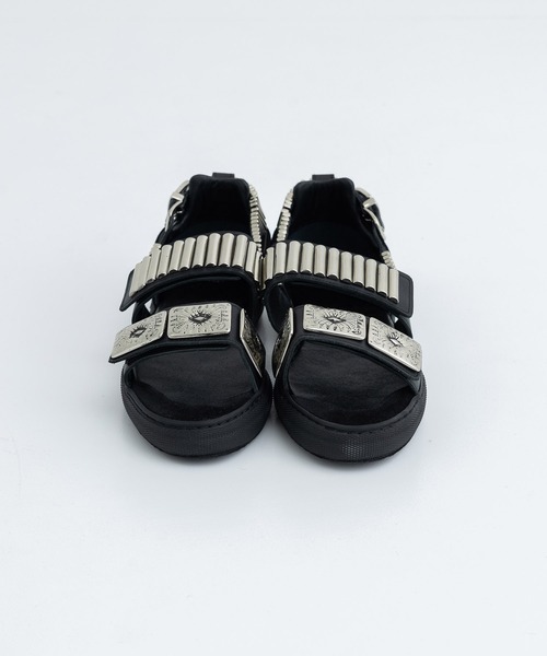 TOGA（トーガ）の「【TOGA PULLA/トーガプルラ】AJ664/メタルスニーカーサンダル（サンダル・レディース・ブラック・38/37/36）」の10枚目の写真