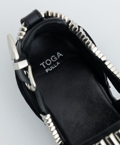 TOGA（トーガ）の「【TOGA PULLA/トーガプルラ】AJ664/メタルスニーカーサンダル（サンダル・レディース・ブラック・38/37/36）」の21枚目の写真
