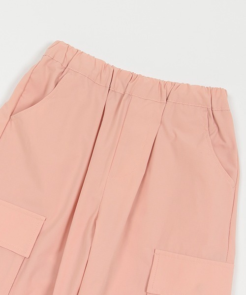 X-girl Stages(エックスガールステージス)の「防汚加工カーゴパンツ(カーゴパンツ・キッズ・ブラック/アイボリー/ピンク・90cm/100cm/110cm/120cm/130cm/140cm)」の4枚目の写真