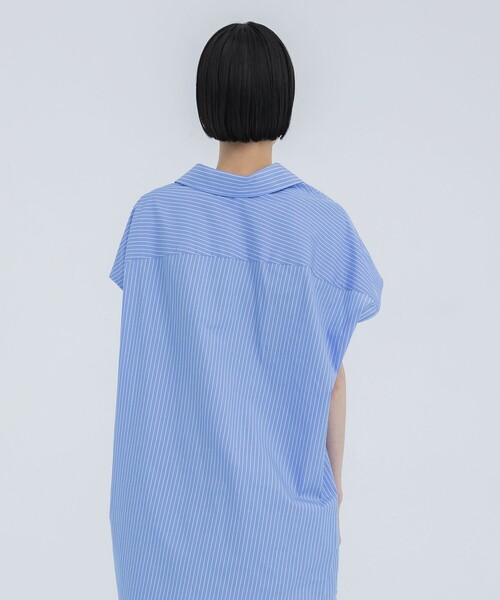 akiko aoki アキコアオキ ブラウス メルテッドカラーシャツ akiko aoki アキコアオキ ブラウス メルテッドカラーシャツ