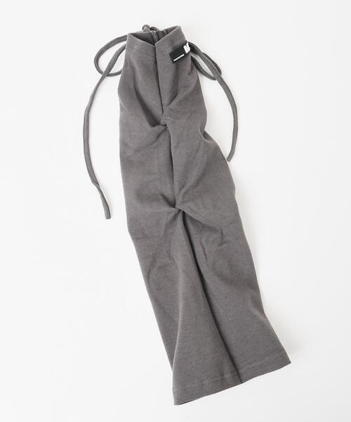 WEGO（ウィゴー）の「WEGO/リボン付きレッグカバー（レッグウォーマー・レディース・ブラック/グレー・FREE）」の5枚目の写真