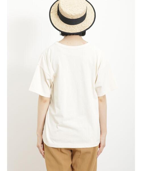 Samansa Mos2（サマンサ モスモス）の「ロゴアソートTシャツ（Tシャツ/カットソー・レディース・キナリ/チャコールグレー/オフホワイト・F）」の22枚目の写真