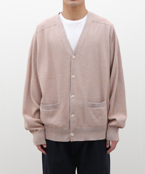 JOURNAL STANDARD relume（ジャーナルスタンダード　レリューム）の「綿/麻 メランジニットカーディガン（ニット/セーター・メンズ・パープル/ベージュ/グレー・LARGE/MEDIUM）」の19枚目の写真