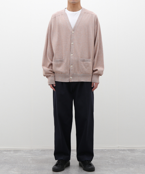 JOURNAL STANDARD relume（ジャーナルスタンダード　レリューム）の「綿/麻 メランジニットカーディガン（ニット/セーター・メンズ・パープル/ベージュ/グレー・LARGE/MEDIUM）」の18枚目の写真