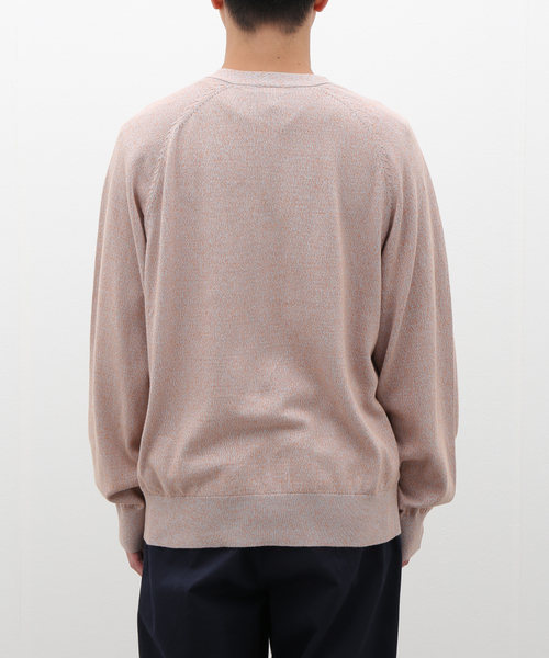 JOURNAL STANDARD relume（ジャーナルスタンダード　レリューム）の「綿/麻 メランジニットカーディガン（ニット/セーター・メンズ・パープル/ベージュ/グレー・LARGE/MEDIUM）」の15枚目の写真