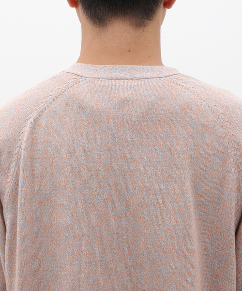 JOURNAL STANDARD relume（ジャーナルスタンダード　レリューム）の「綿/麻 メランジニットカーディガン（ニット/セーター・メンズ・パープル/ベージュ/グレー・LARGE/MEDIUM）」の13枚目の写真