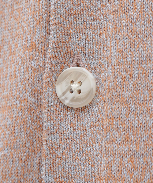 JOURNAL STANDARD relume（ジャーナルスタンダード　レリューム）の「綿/麻 メランジニットカーディガン（ニット/セーター・メンズ・パープル/ベージュ/グレー・LARGE/MEDIUM）」の9枚目の写真