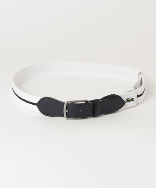 LACOSTE クラシックボーダーテープベルト ラコステ ベルト クラシックボーダーテープベルト （ベルト