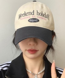 LAFFMO | バイカラーロゴキャップ(キャップ)