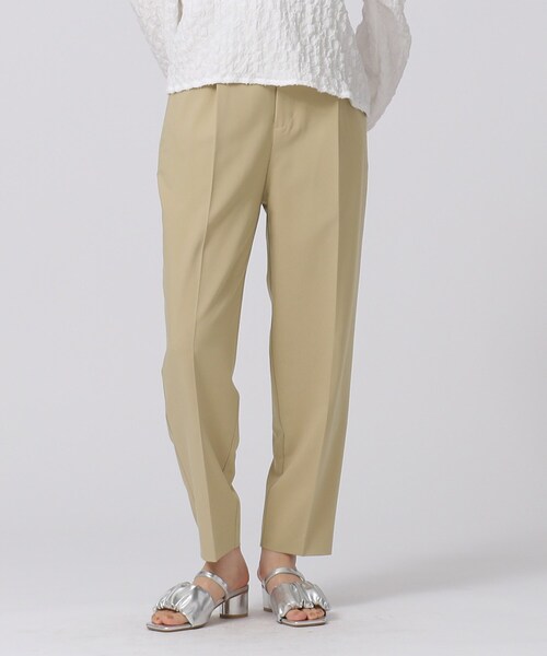 GALLEST（ギャレスト）の「◆タックテーパードパンツ（その他パンツ・レディース・チャコールグレー/ナチュラル/ライトグレー系9・38/36/40）」の3枚目の写真