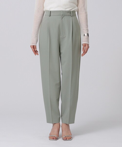 GALLEST（ギャレスト）の「◆タックテーパードパンツ（その他パンツ・レディース・チャコールグレー/ナチュラル/ライトグレー系9・38/36/40）」の9枚目の写真