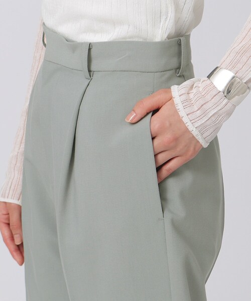 GALLEST（ギャレスト）の「◆タックテーパードパンツ（その他パンツ・レディース・チャコールグレー/ナチュラル/ライトグレー系9・38/36/40）」の13枚目の写真