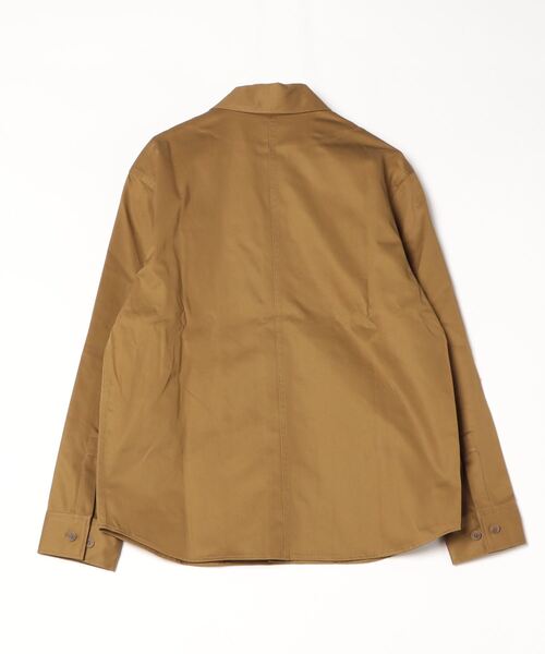 Maison Kitsune（メゾンキツネ）の「OVERSHIRT（シャツ/ブラウス・メンズ・カーキ系/ライトベージュ/ウィート・M/L/S/XL）」の13枚目の写真