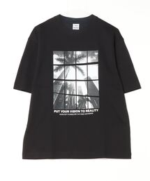 ティゴラ TIGORA コットンセミワイドTシャツ 柄