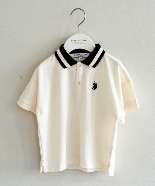 U.S. POLO ASSN.(ユーエスポロアッスン)の「【KIDS】【U.S. POLO ASSN】カノコポロシャツ(ポロシャツ・キッズ・ホワイト/グリーン/ネイビー・100/120/140/150)」の7枚目の写真