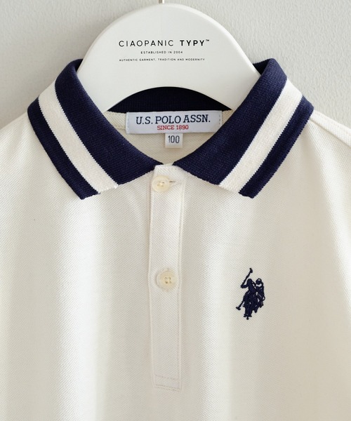 U.S. POLO ASSN.(ユーエスポロアッスン)の「【KIDS】【U.S. POLO ASSN】カノコポロシャツ(ポロシャツ・キッズ・ホワイト/グリーン/ネイビー・100/120/140/150)」の9枚目の写真