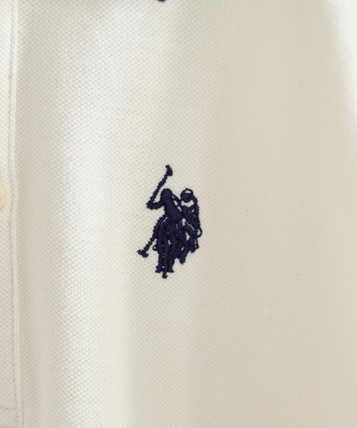 U.S. POLO ASSN.(ユーエスポロアッスン)の「【KIDS】【U.S. POLO ASSN】カノコポロシャツ(ポロシャツ・キッズ・ホワイト/グリーン/ネイビー・100/120/140/150)」の10枚目の写真