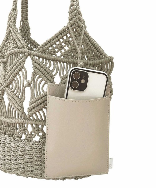 ROOTOTE（ルートート）の「ルートート/LT.デリ.マクラメｰC（かごバッグ・レディース・ブラウン/グレー/ブラック/ミント・FREE）」の9枚目の写真