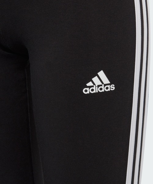 adidas（アディダス）の「エッセンシャルズ スリーストライプス コットンレギンス / アディダス adidas（レギンス/スパッツ・キッズ・ブラック・160/140/130/150）」の4枚目の写真