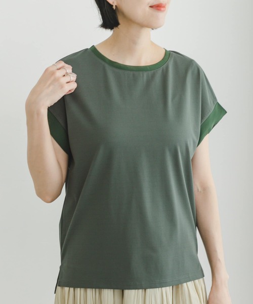 ITEMS URBANRESEARCH（アイテムズ アーバンリサーチ）の「バックタックフレンチプルオーバー（Tシャツ/カットソー・レディース・ホワイト/ブラック/カーキ/ライトベージュ/キャメル・FREE）」の4枚目の写真