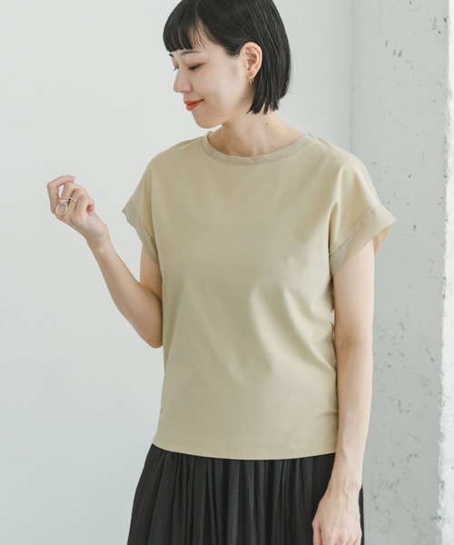 ITEMS URBANRESEARCH(アイテムズ アーバンリサーチ)の「バックタックフレンチプルオーバー(Tシャツ/カットソー・レディース・ホワイト/ブラック/カーキ/ライトベージュ/キャメル・FREE)」の22枚目の写真