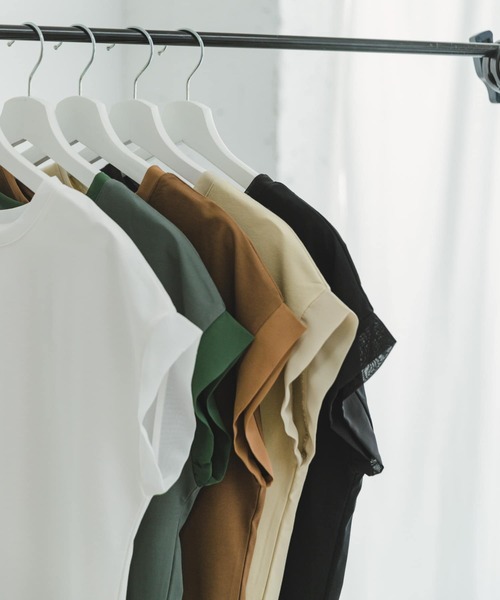 ITEMS URBANRESEARCH（アイテムズ アーバンリサーチ）の「バックタックフレンチプルオーバー（Tシャツ/カットソー・レディース・ホワイト/ブラック/カーキ/ライトベージュ/キャメル・FREE）」の21枚目の写真