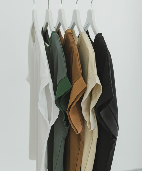 ITEMS URBANRESEARCH（アイテムズ アーバンリサーチ）の「バックタックフレンチプルオーバー（Tシャツ/カットソー・レディース・ホワイト/ブラック/カーキ/ライトベージュ/キャメル・FREE）」の19枚目の写真