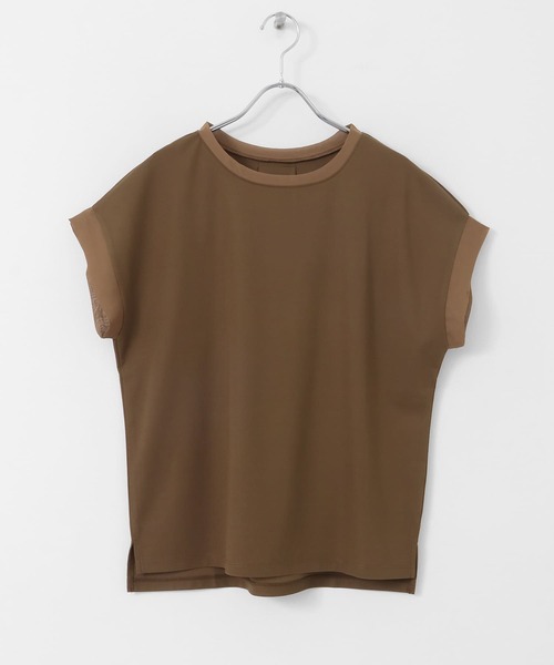 ITEMS URBANRESEARCH（アイテムズ アーバンリサーチ）の「バックタックフレンチプルオーバー（Tシャツ/カットソー・レディース・ホワイト/ブラック/カーキ/ライトベージュ/キャメル・FREE）」の7枚目の写真