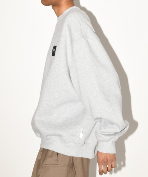 SUPERTHANKS（スーパーサンクス）の「ブランドロゴ オーバーサイズ クルーネック スウェット"Uber Danke" sweat crew neck(ユニセックス)（スウェット・メンズ・ブラック/アッシュグレー/グリーン系その他・L/M/S）」の14枚目の写真