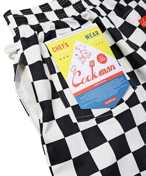 COOKMAN(クックマン)の「cookman クックマン シェフ ショートパンツ ハーフパンツ イージーパンツ フロントポケット Front pocket Checker Black(その他パンツ・メンズ・ブラック・MEDIUM/LARGE)」の12枚目の写真