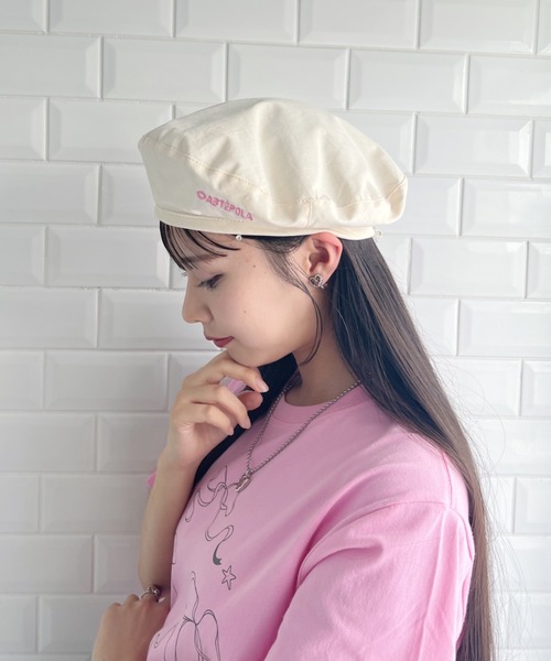 セール】【2WAY】チェック＆無地リバーシブルベレー帽（ハンチング