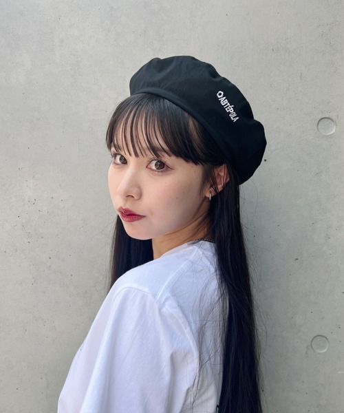 SOLLON.(ソルロン)の「【2WAY】チェック&無地リバーシブルベレー帽(ハンチング/ベレー帽・レディース・ベージュ/イエロー/ブラック/アイボリー・FREE)」の19枚目の写真