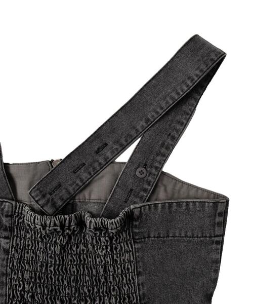 WEGO（ウィゴー）の「WEGO/デニムWジップジャンスカ（ワンピース・レディース・コバルトブルー/ブラック系その他・FREE）」の20枚目の写真