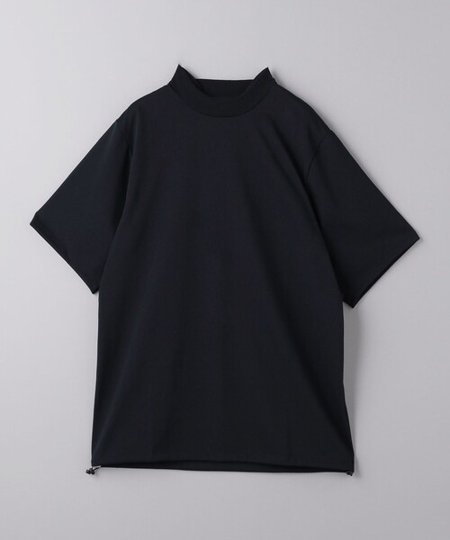 HAND ROOM（ハンドルーム）の「【別注】＜HAND ROOM for District＞ ドローコード モックネック Tシャツ（Tシャツ/カットソー・メンズ・ブラック/ホワイト/グレー/ネイビー・M/L/XL/XXL）」の4枚目の写真