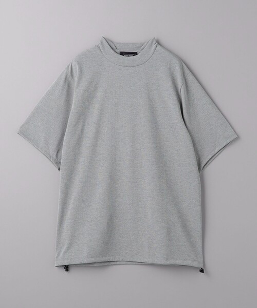 HAND ROOM（ハンドルーム）の「【別注】＜HAND ROOM for District＞ ドローコード モックネック Tシャツ（Tシャツ/カットソー・メンズ・ブラック/ホワイト/グレー/ネイビー・M/L/XL/XXL）」の3枚目の写真